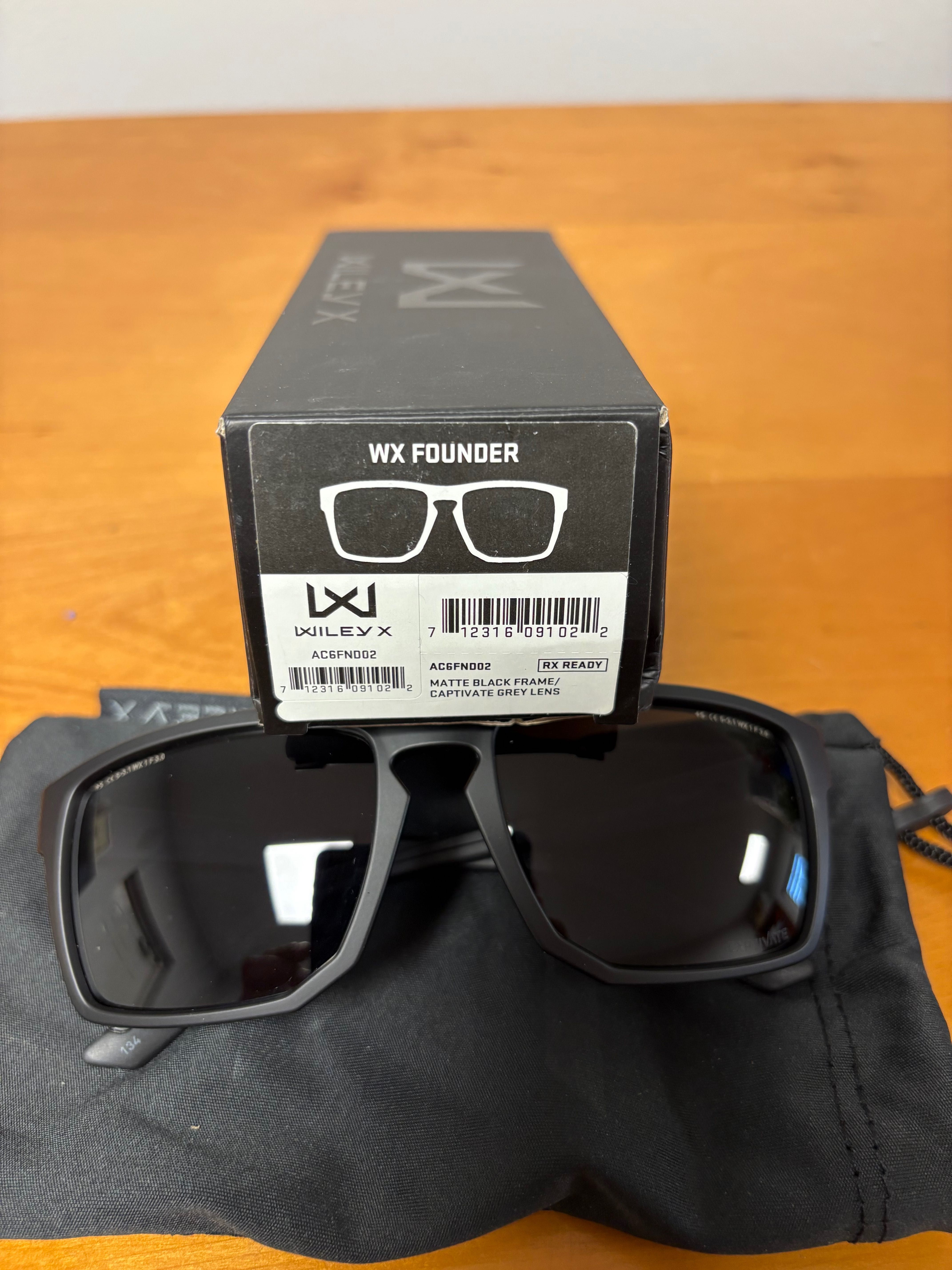 Okulary Wiley X Founder - Captivate - Nowe - 100% oryginał