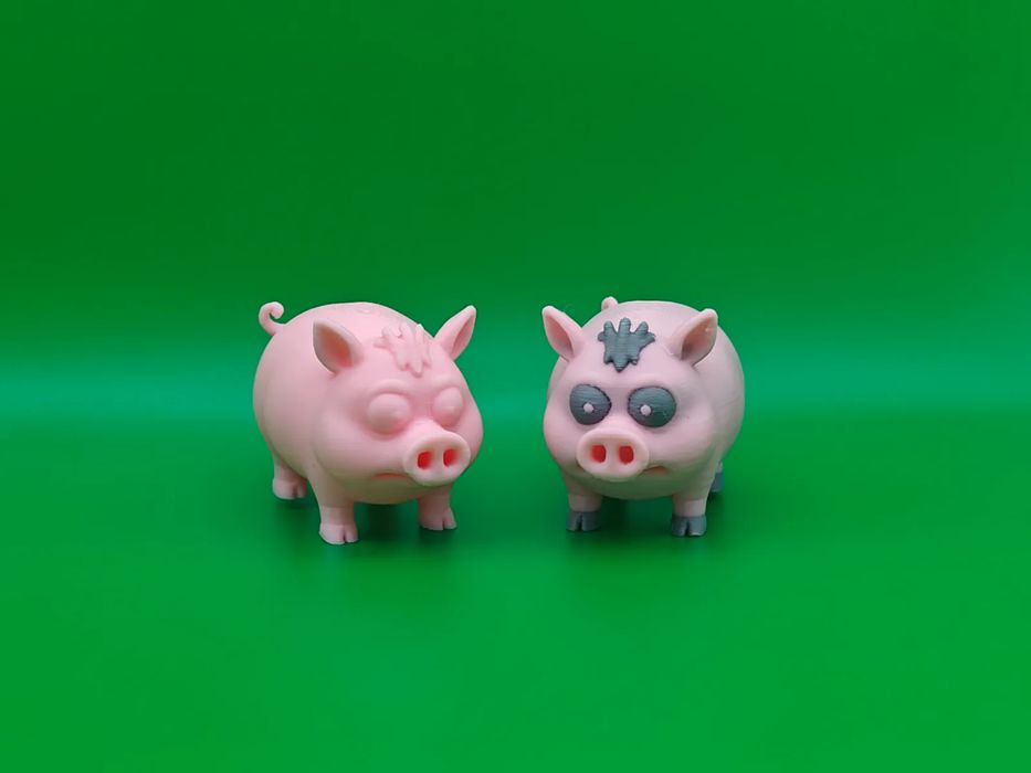 Porquinho Gordo Giro - Mini Maialinos 3D