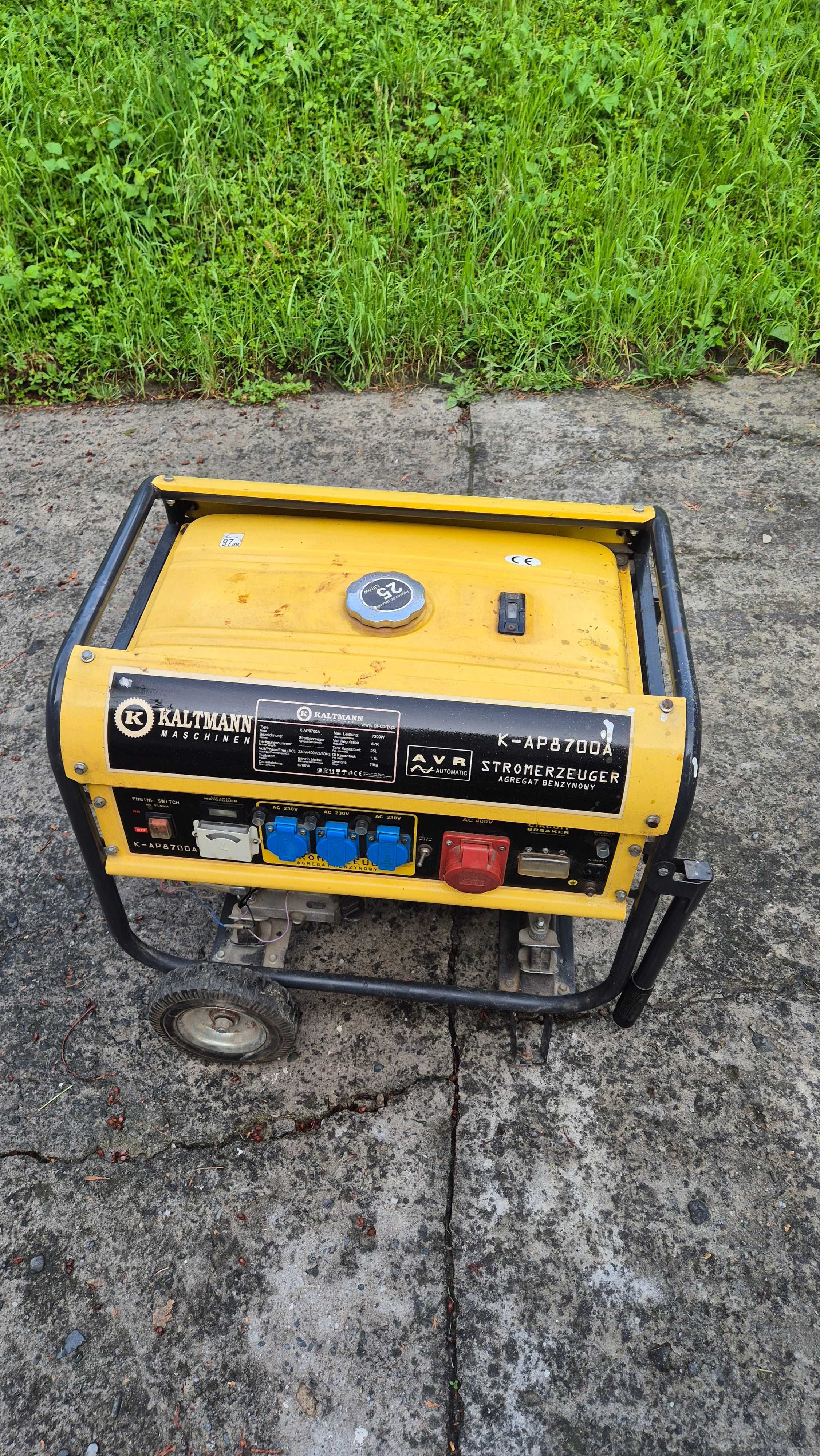 Agregat prądotwórczy K-AP8700A 7,2 KW
