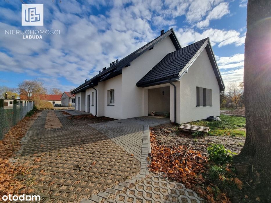 Dom w zabudowie bliźniaczej z garażem – Potęgowo