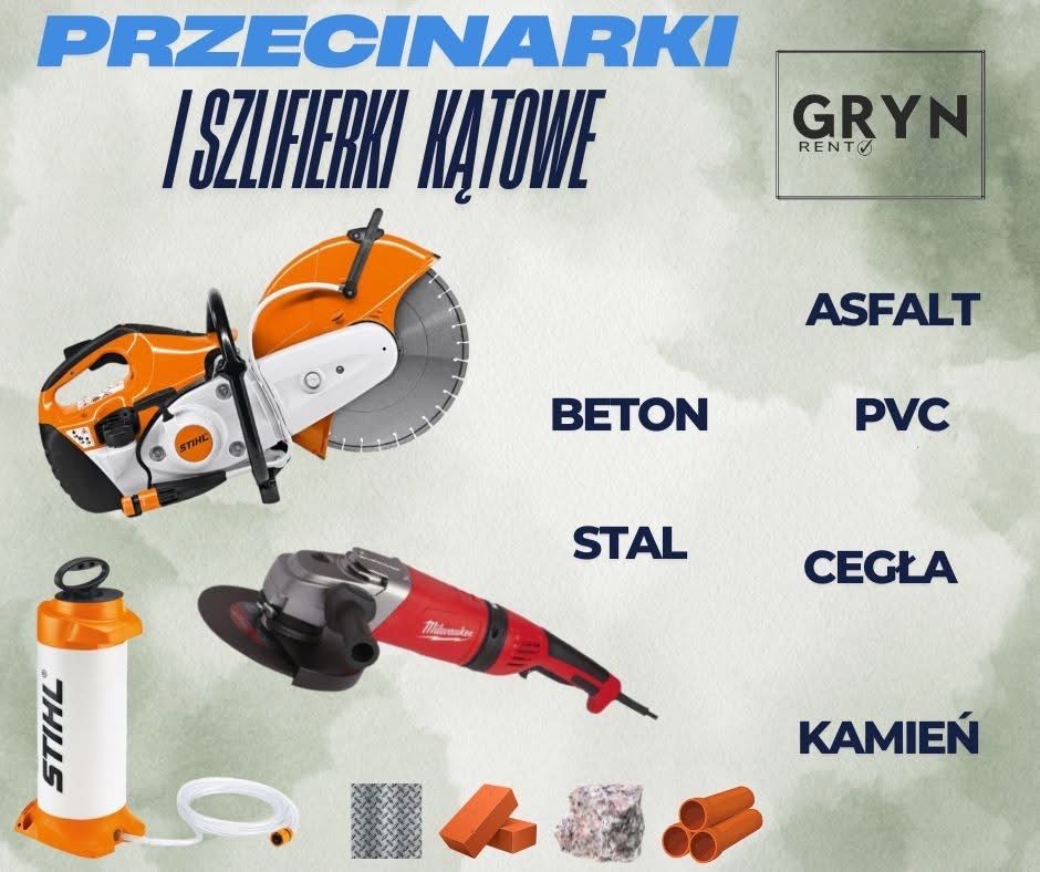 Wypożyczalnia sprzętu narzędzi GRYN RENT