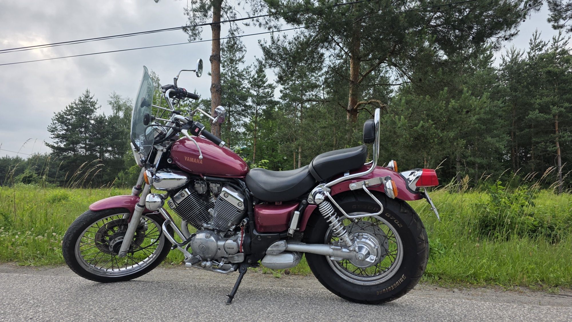 Yamaha virago virage 535 zarejestrowany w Polsce transport zamiana mz