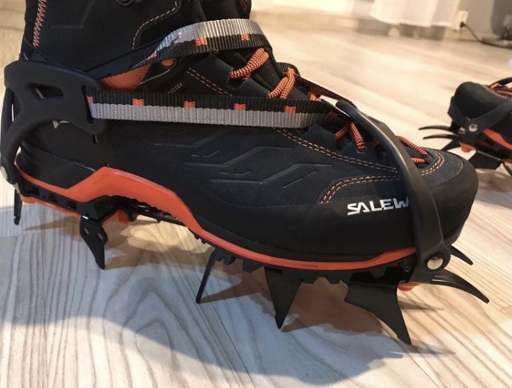 Raki koszykowe paskowe Crampon r36-46 na śnieg lód do wspinaczki