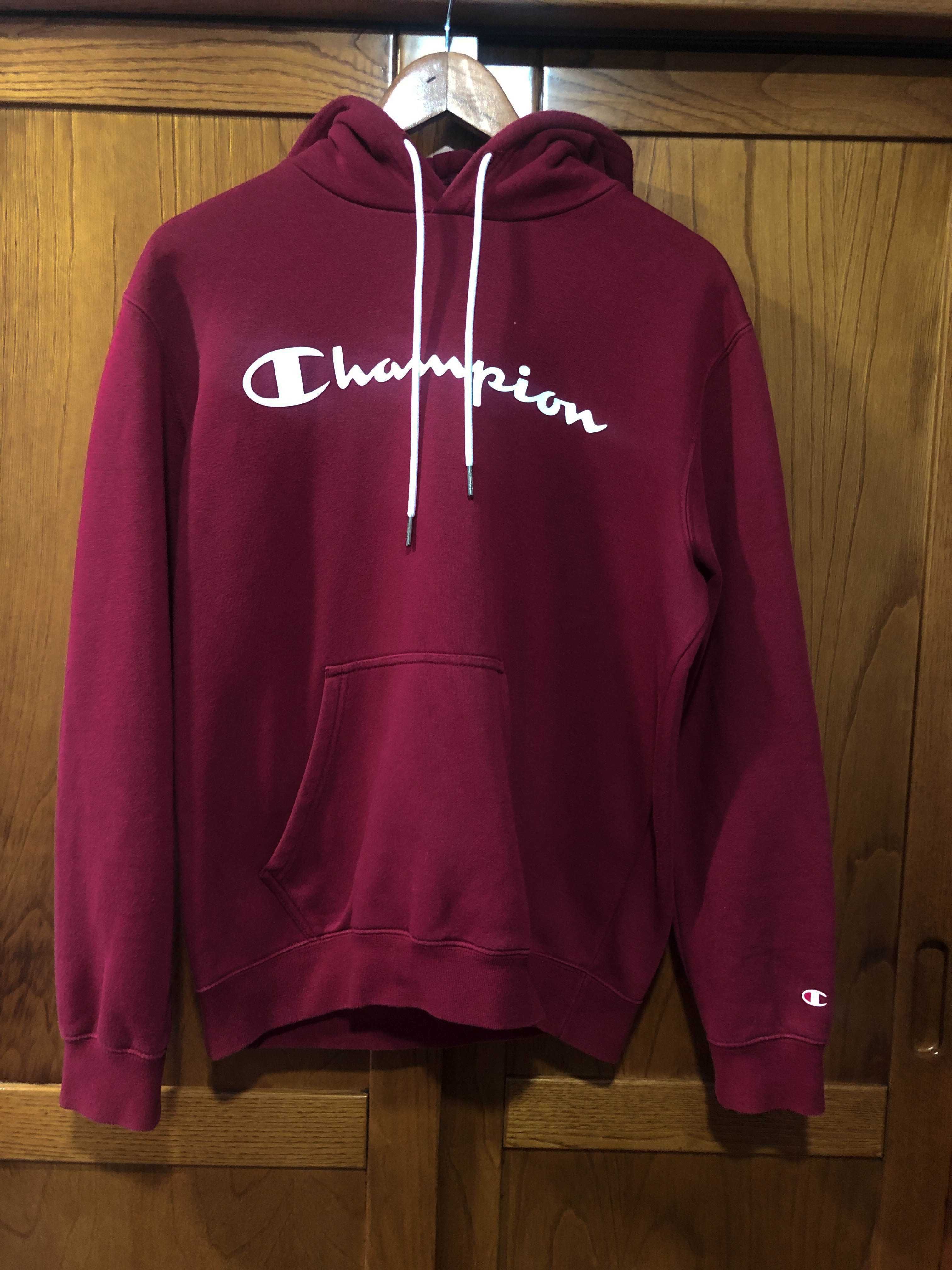 Hoodie Champion em Bordeaux