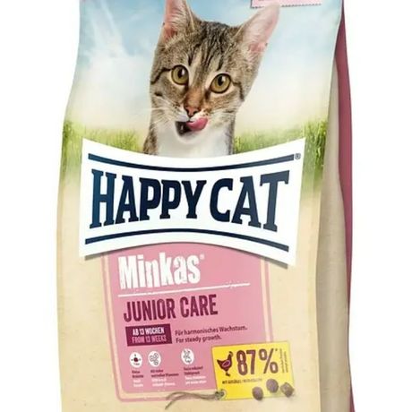 Happy Cat Minkas сухий корм для котів з птицею з 13 тижня житя 1,5 кг