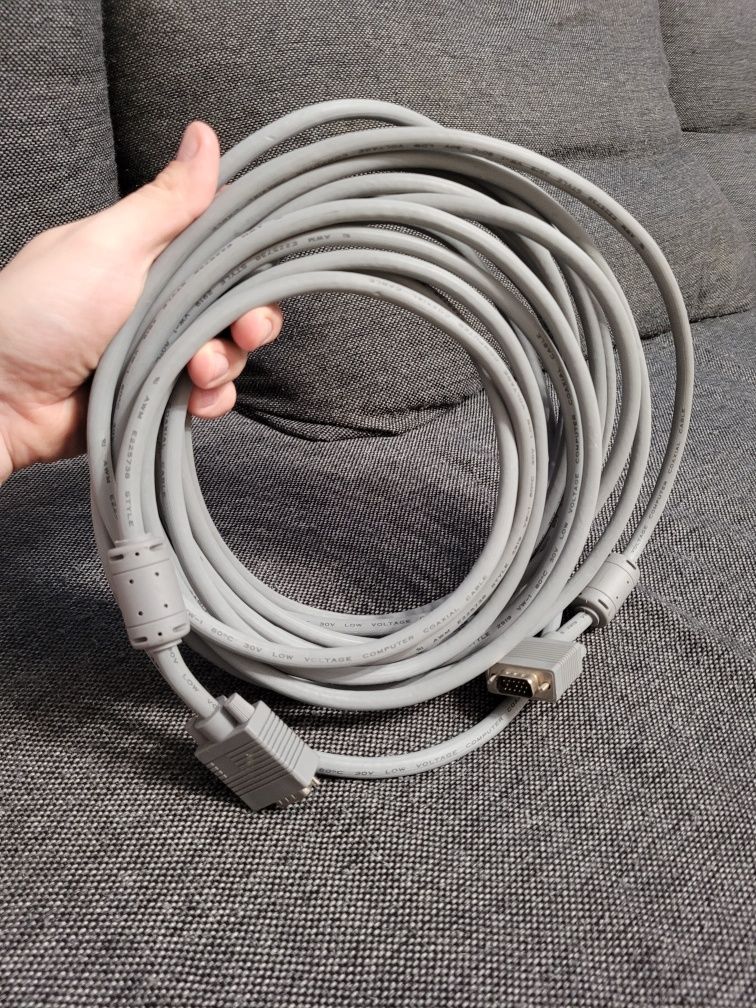 TANIO!! Kabel VGA 10 metrów
