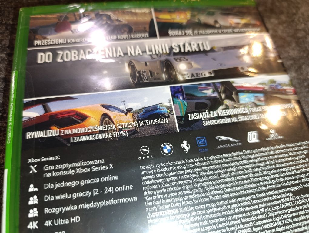 Forza Motorsport Xbox Series X nowa, polska wersja. Sklep kioskzgrami