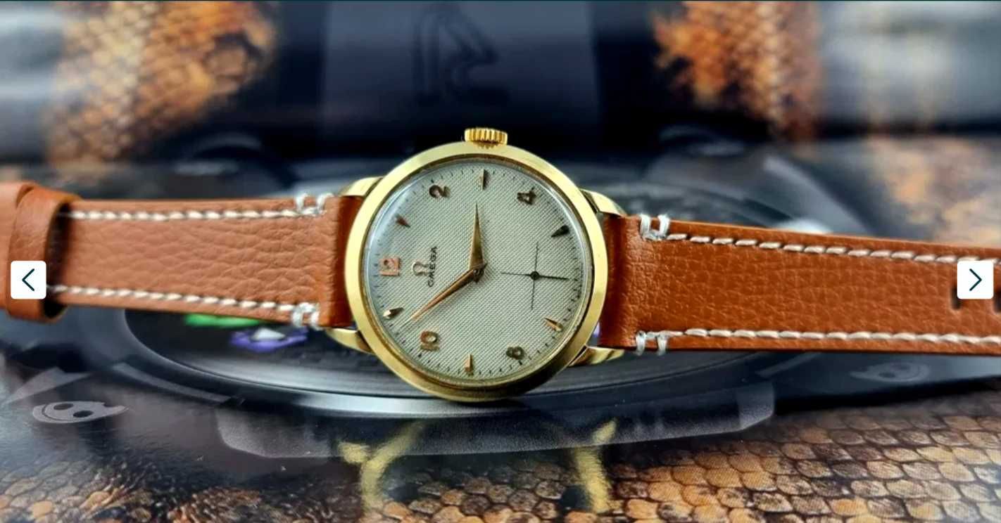 Złoty 18k Luksusowy Zegarek „Omega Tresor” Vintage XL Jumbo Unikat !!!
