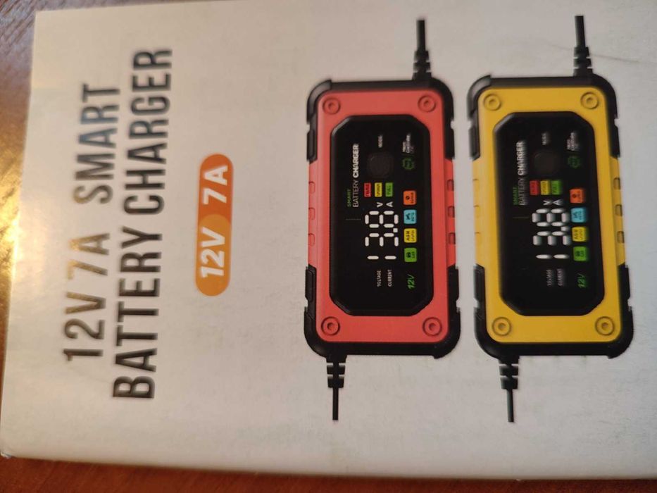 Зарядний пристрій 12В 7А FOXSUR для авто і мото