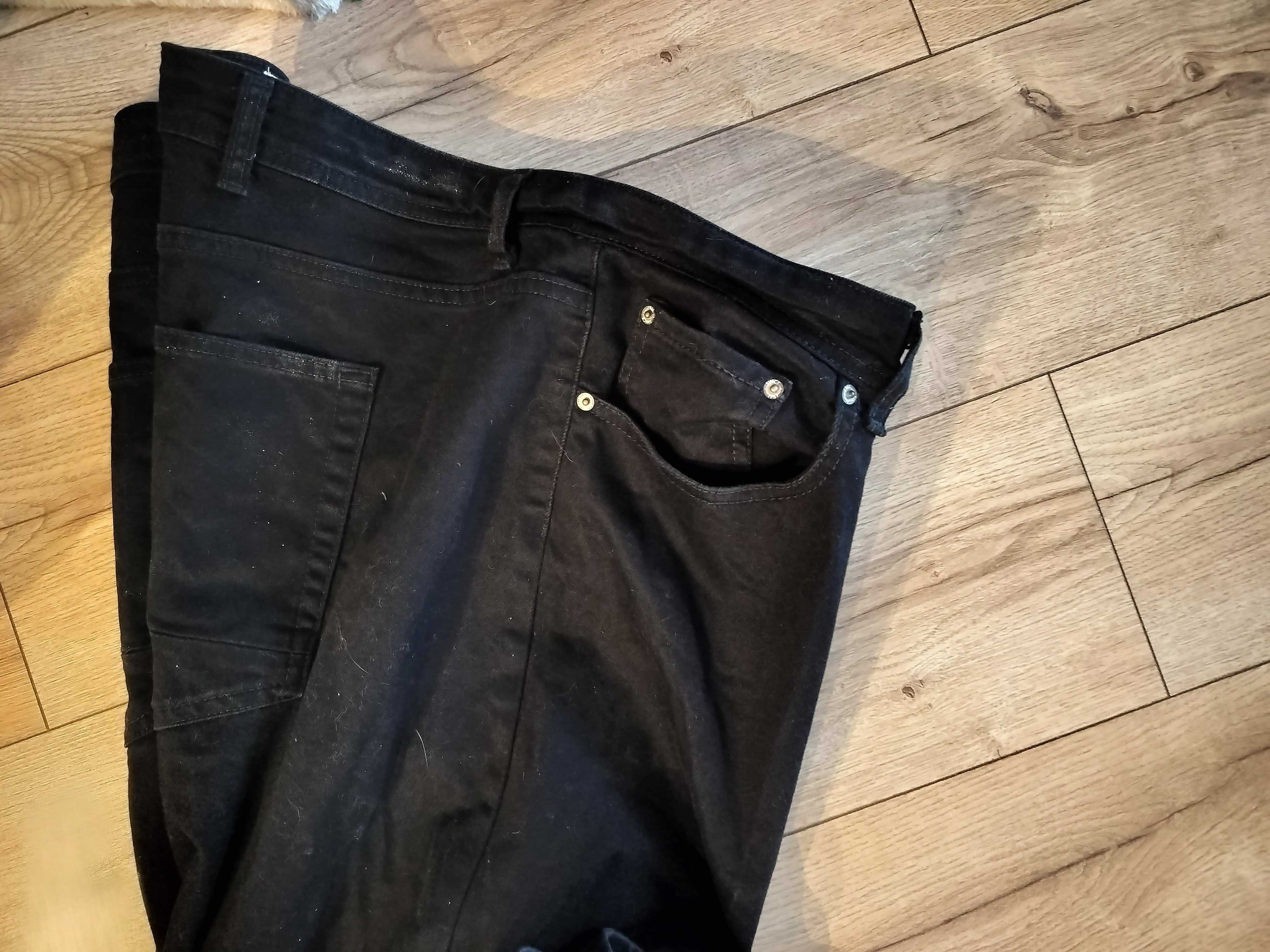 Spodnie męskie 50/30 miękki elastyczny jeans Dressmann 9XL pas130