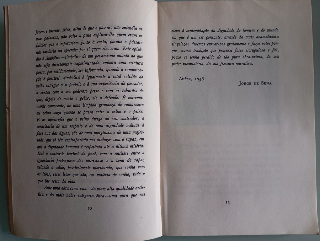 O velho e o mar - Ernest Hemingway 1956