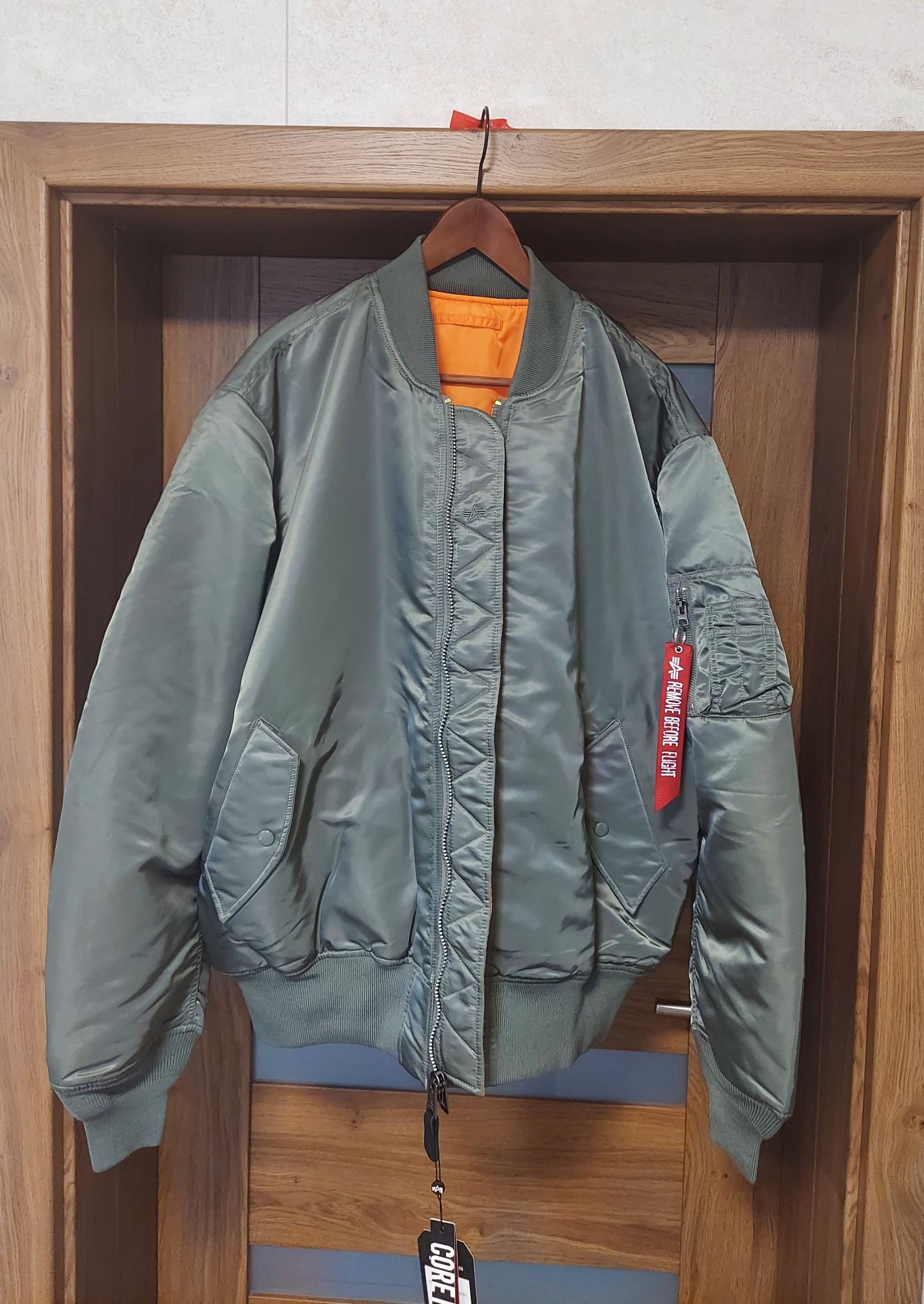 Kurtka bomberka flyers MA-1 Alpha Industries vintage rozmiar XXL