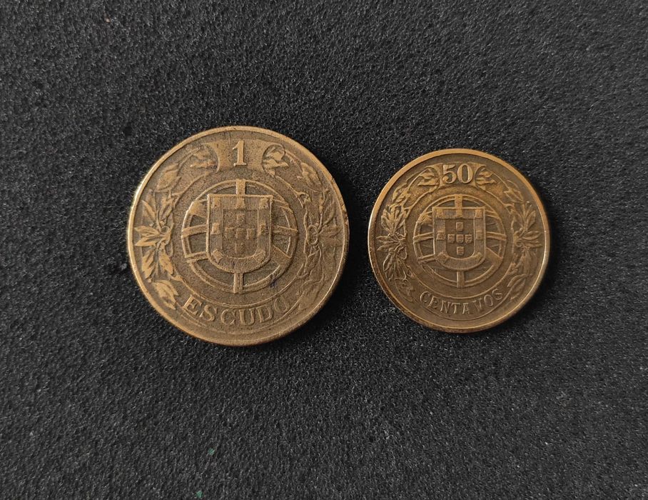 Conjunto Moedas 1$ 1924 + 50 Centavos 1926