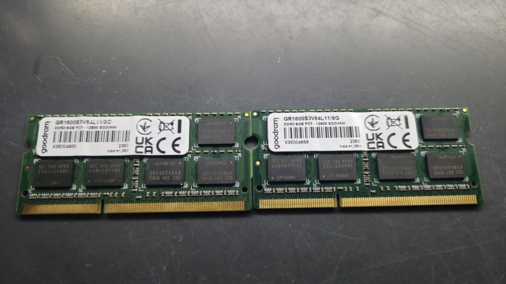 Оперативна пам'ять Goodram SODIMM DDR3-1600 8192MB PC3-12800