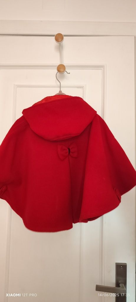 Capa / Poncho fazenda vermelha