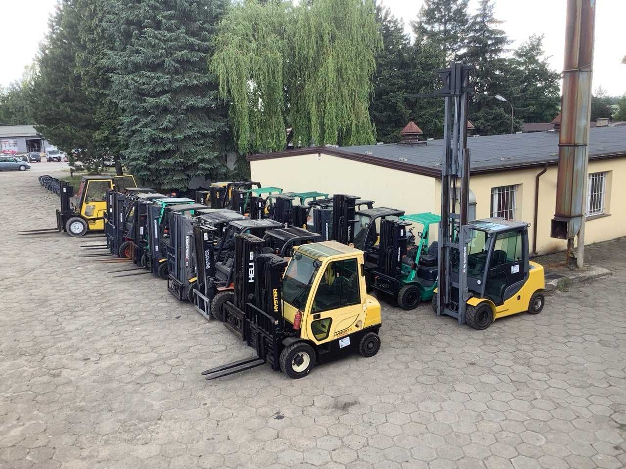 Wózek widłowy diesel Jungheinrich DFG320s, triplex, 4 sekcje, 2018r.