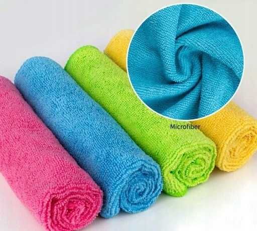 10x Miękka Ścierka Ściereczka Z Mikrofibry 30x30cm Do Szyb 220g/m2