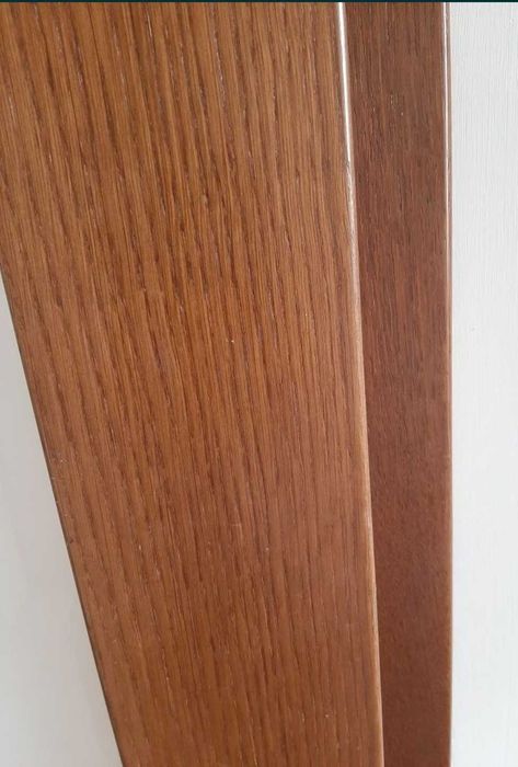 Drzwi wewnętrzne przesuwane przesuwne drewno, fornir dąb, 100 cm