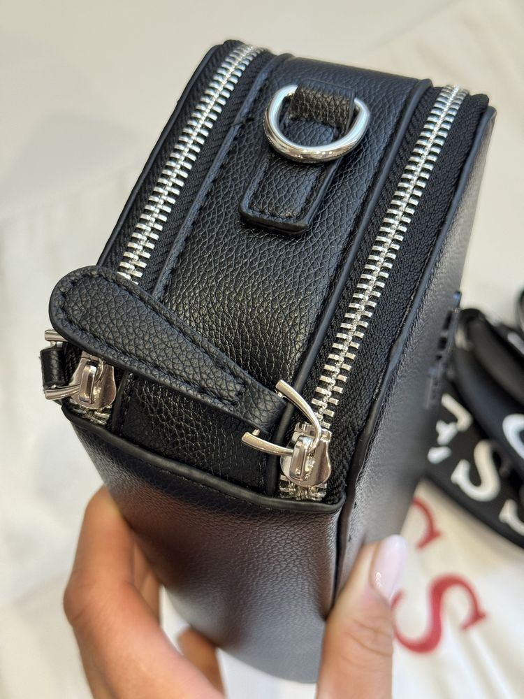 Сумка Guess black (сумочка крос-боді гес гесс чорна)