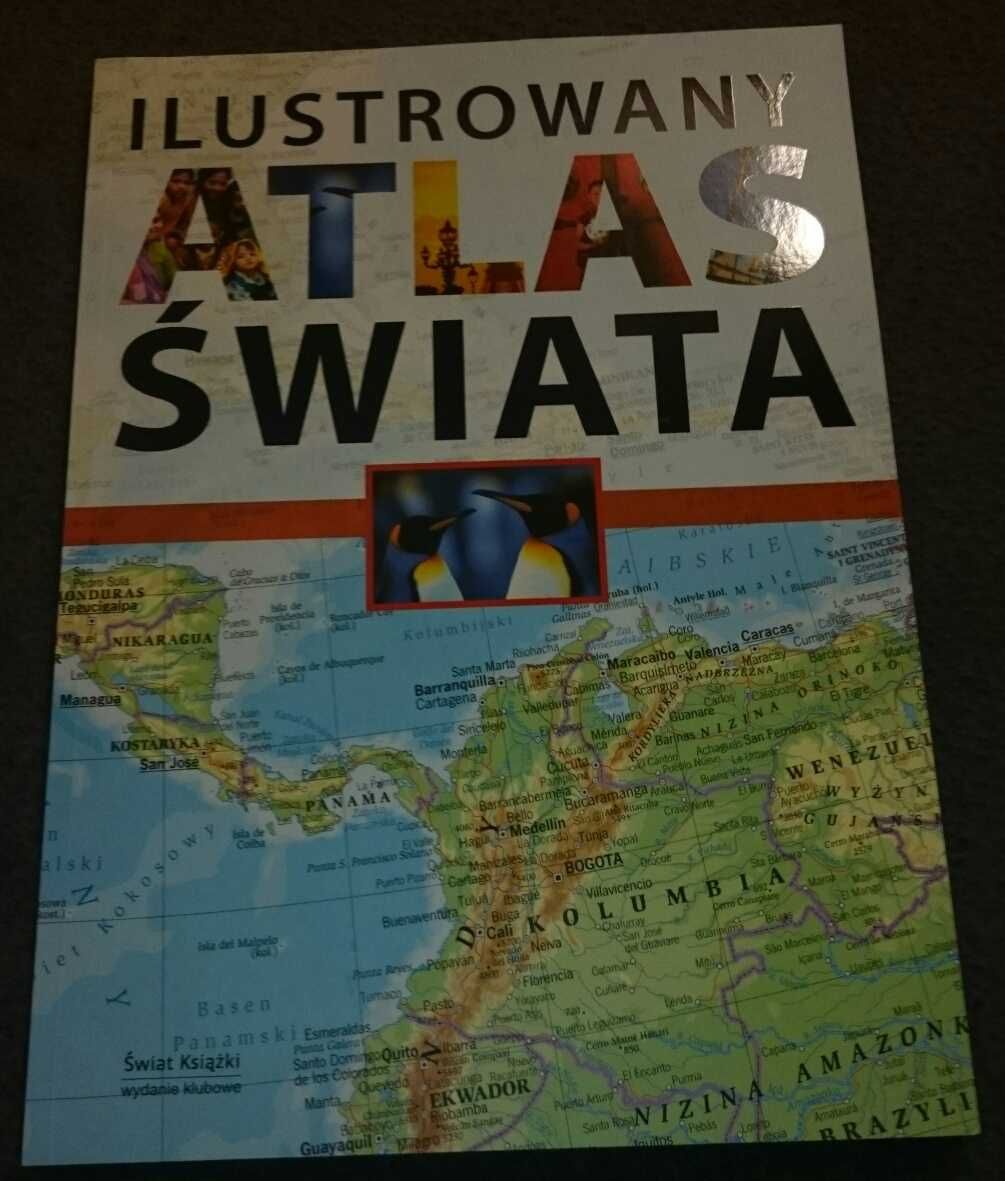 Ilustrowany Atlas Świata nowy format A4