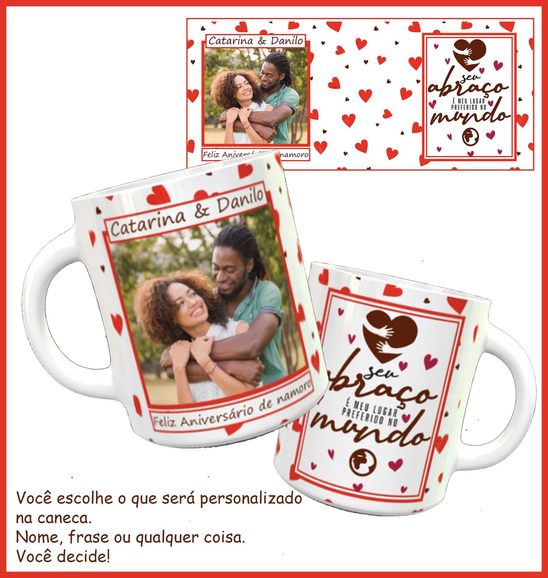 Caneca Personalizada com foto Namorados