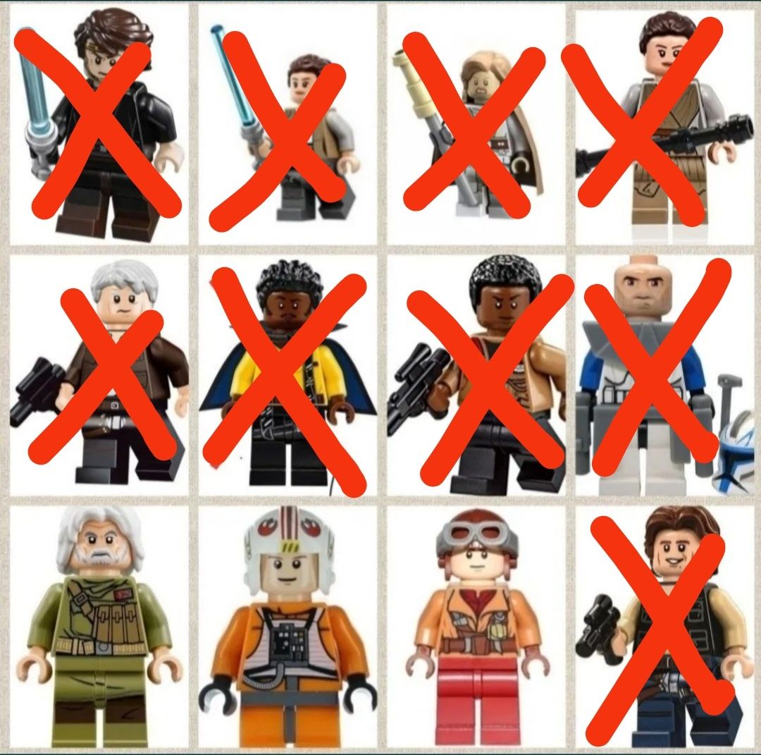 Minifiguras Star Wars compatível c/ Lego (Novos)