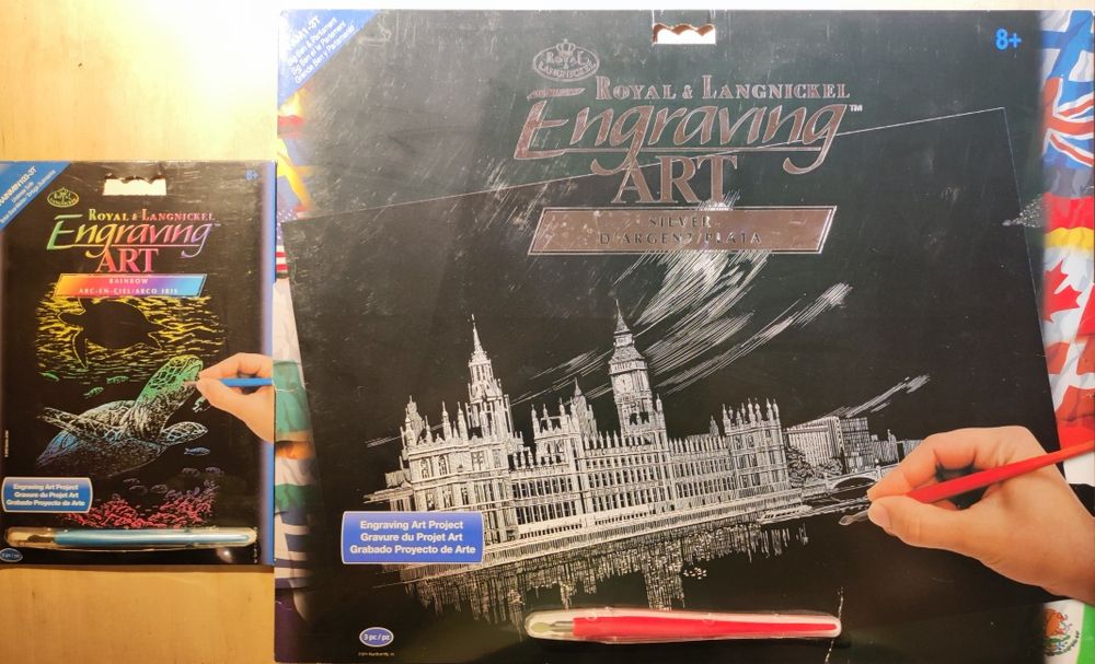 Engraving art wydrapywanki