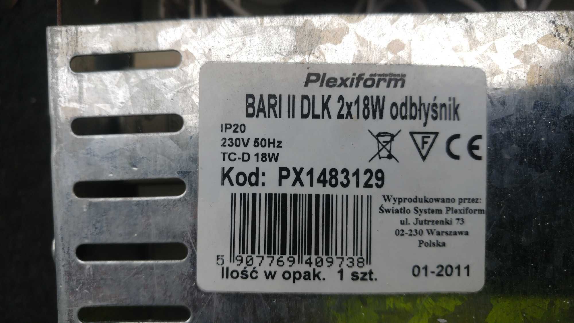 Lampa Oprawa Bari II dlk 2×18 W