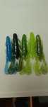 Amostras pesca vinil