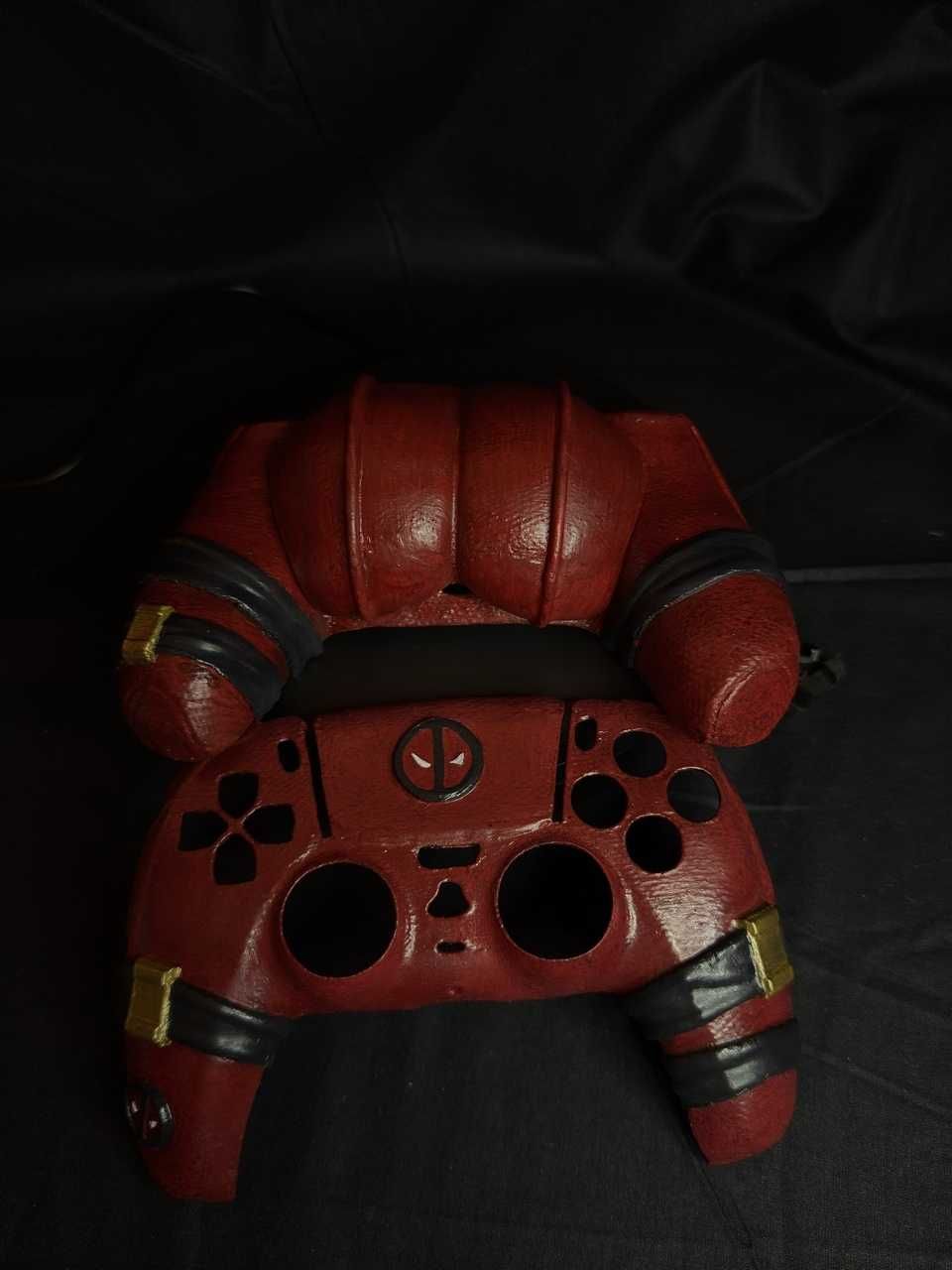 Case Pad Kontroler PS5, Deadpool, Marvel, Playstation 5, Druk 3D