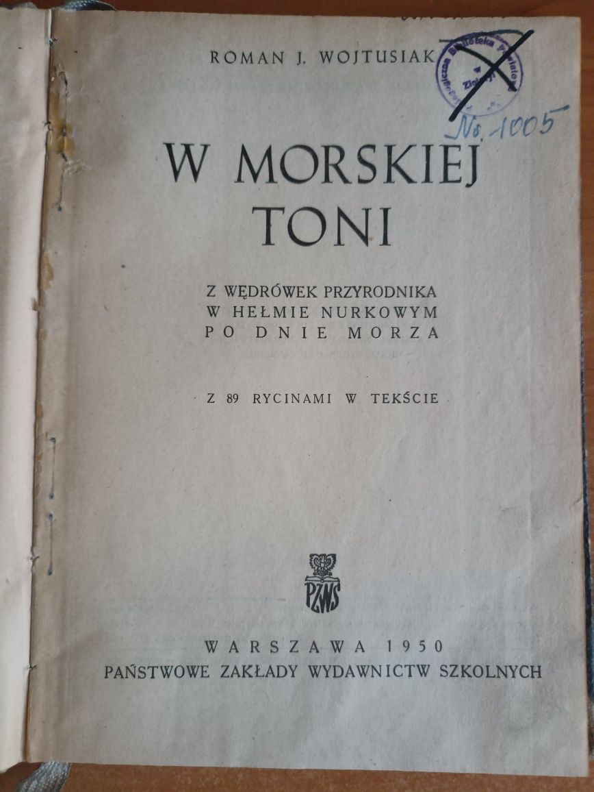 Roman J. Wojtusiak "W morskiej toni"