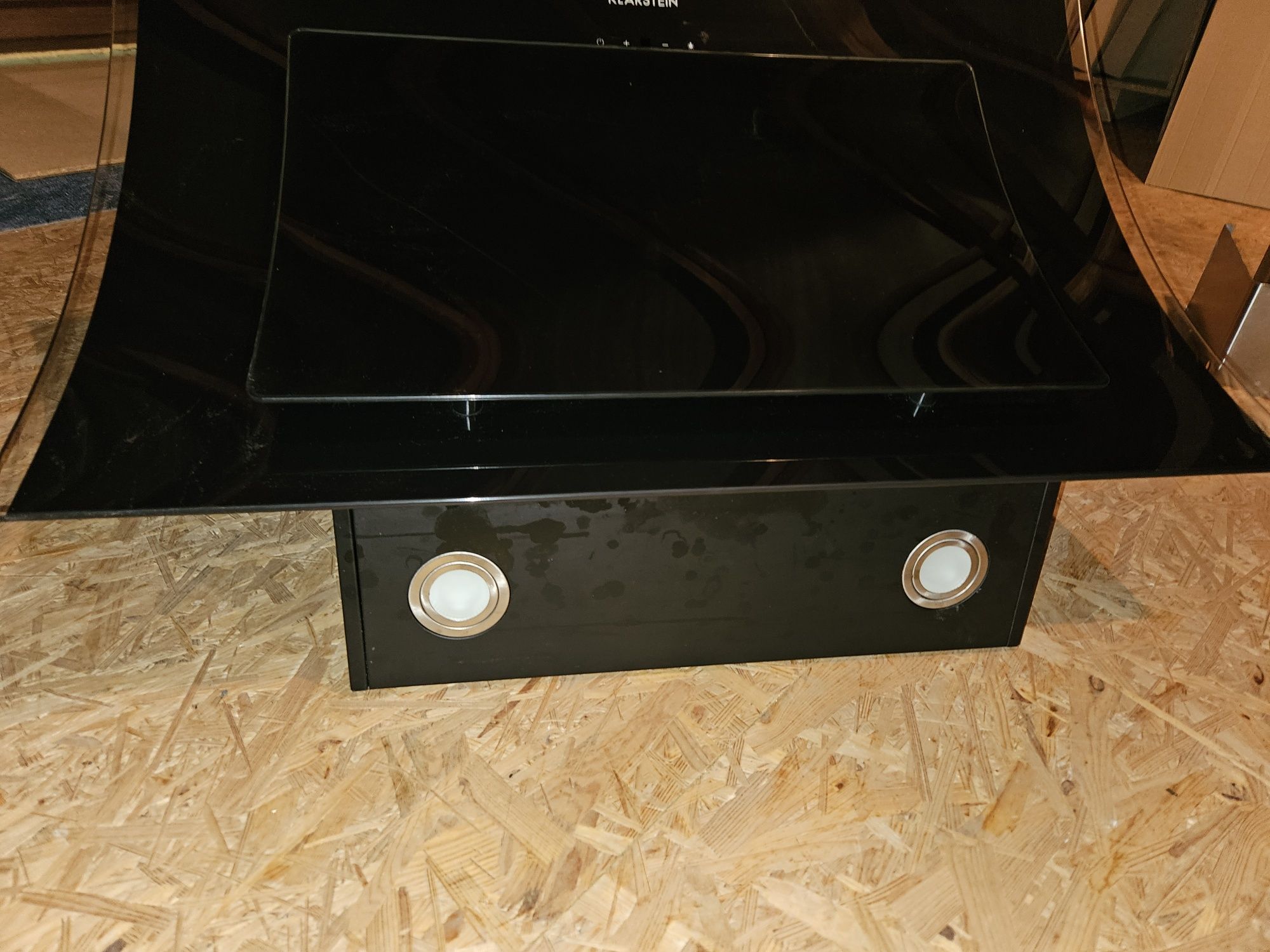 Okap szer 90 cm szklany
