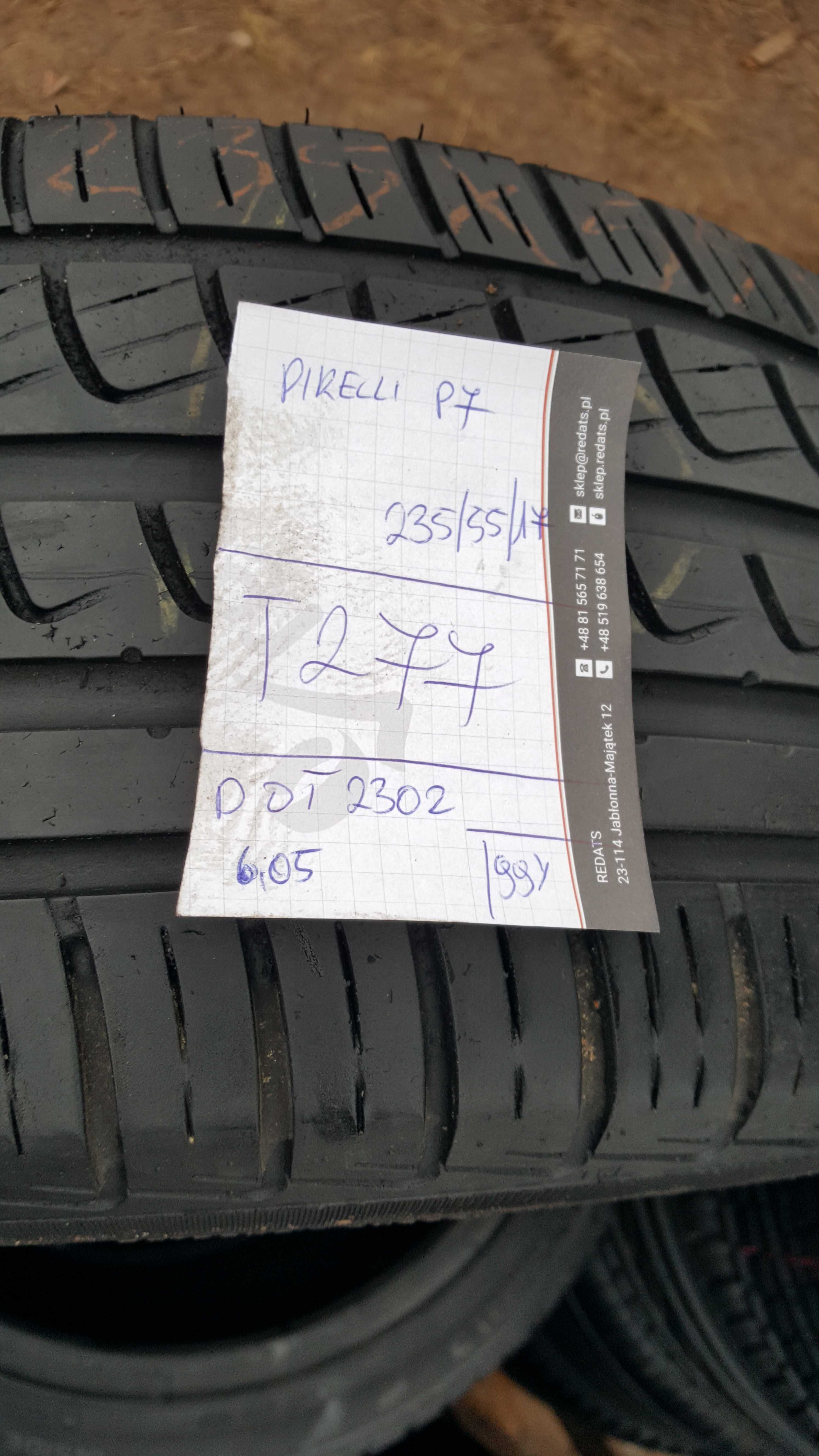 Pirelli 235/55 r17 P7 /// 6mm!!! Gwarancja