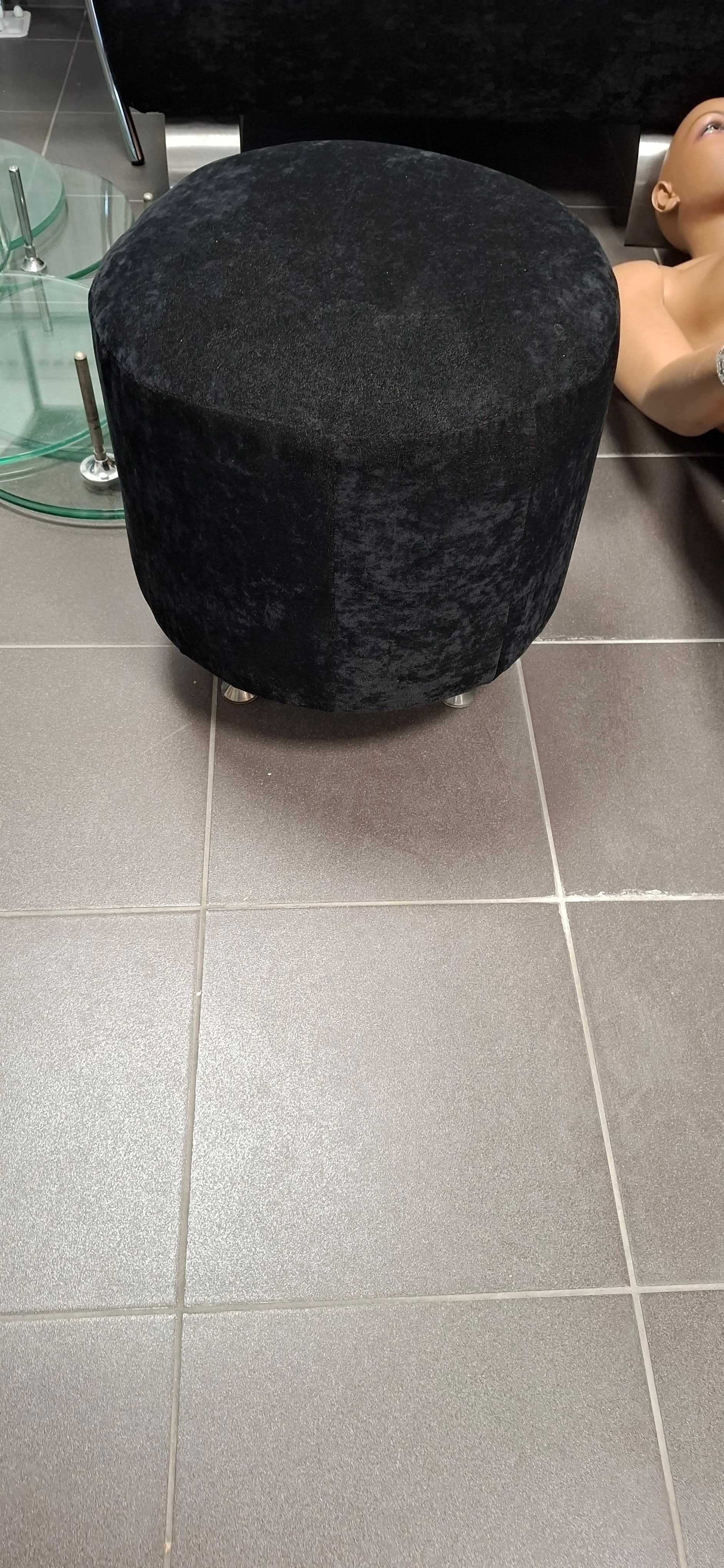 Pufa okrągła z materiału - średnica 40cm