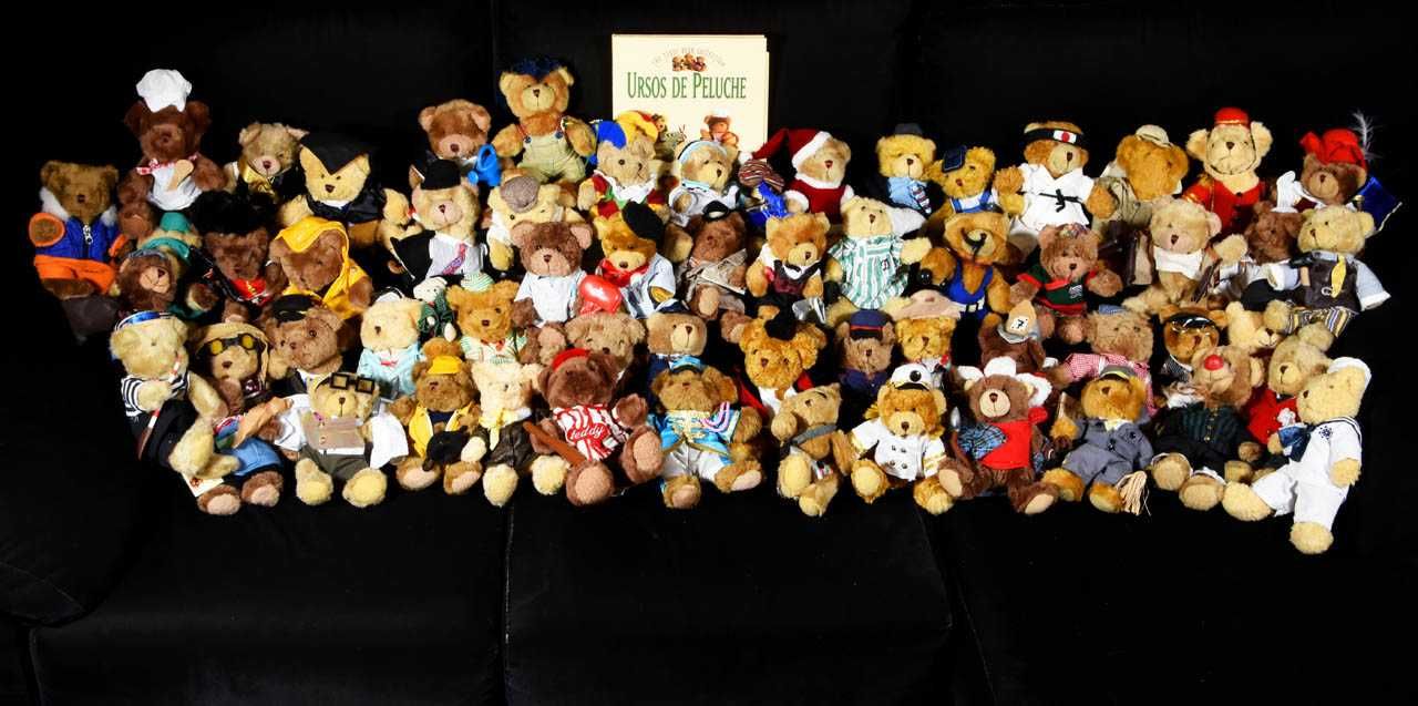 Ursos de Peluche Colecção antiga The Teddy Bear Collection 59 ursos