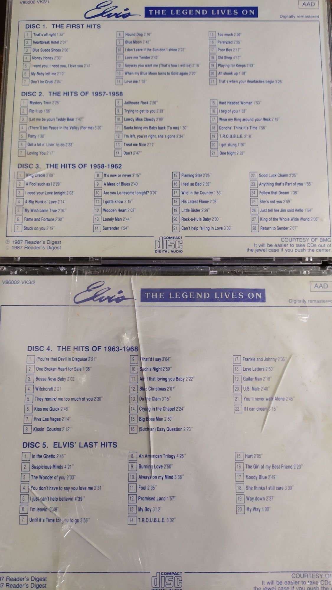CD Элвис Пресли.