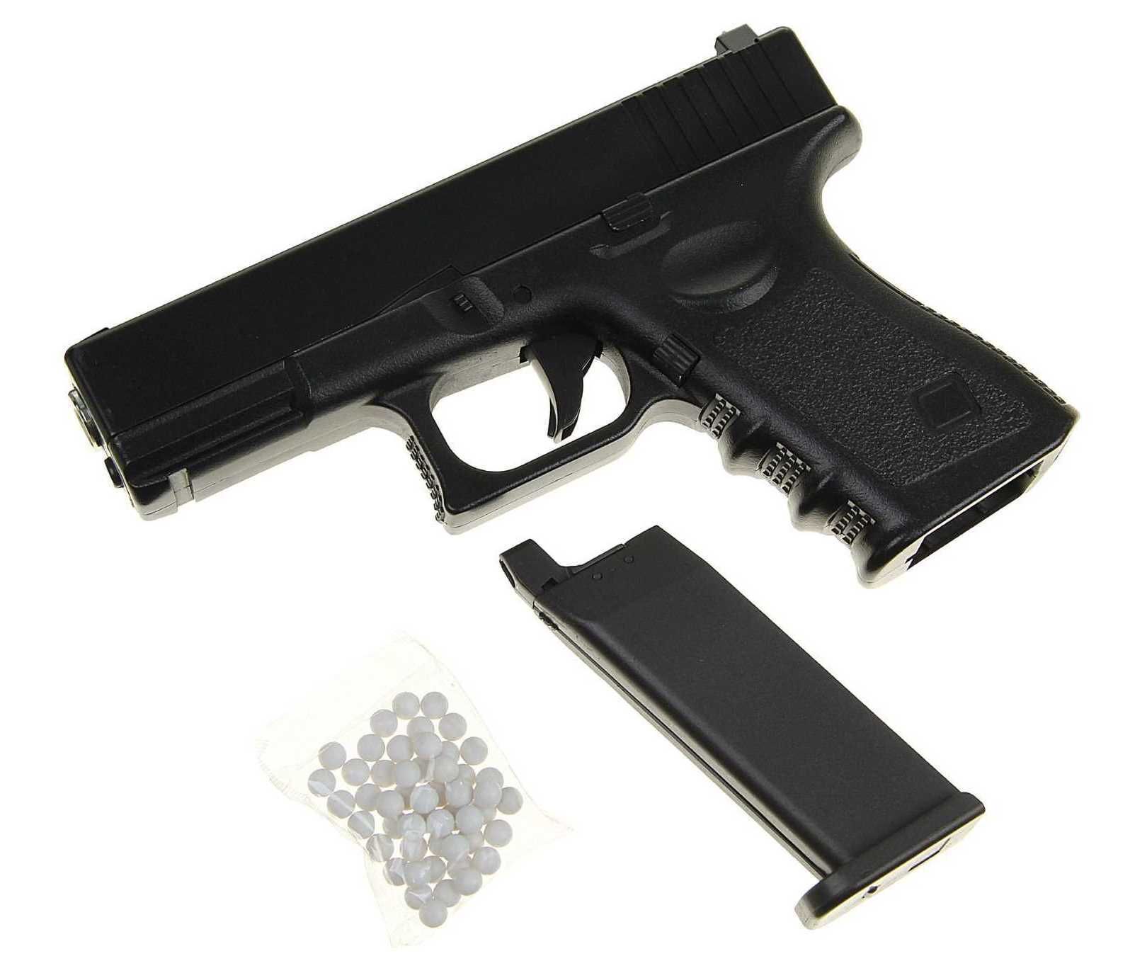 Дитячий металевий пістолет Глок 17 (Glock 19,23) Galaxy G15