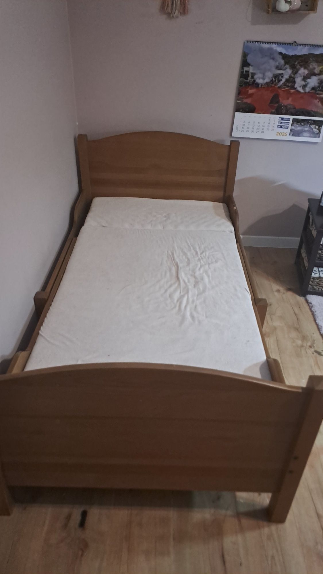 Łóżko z materacem leksvik ikea