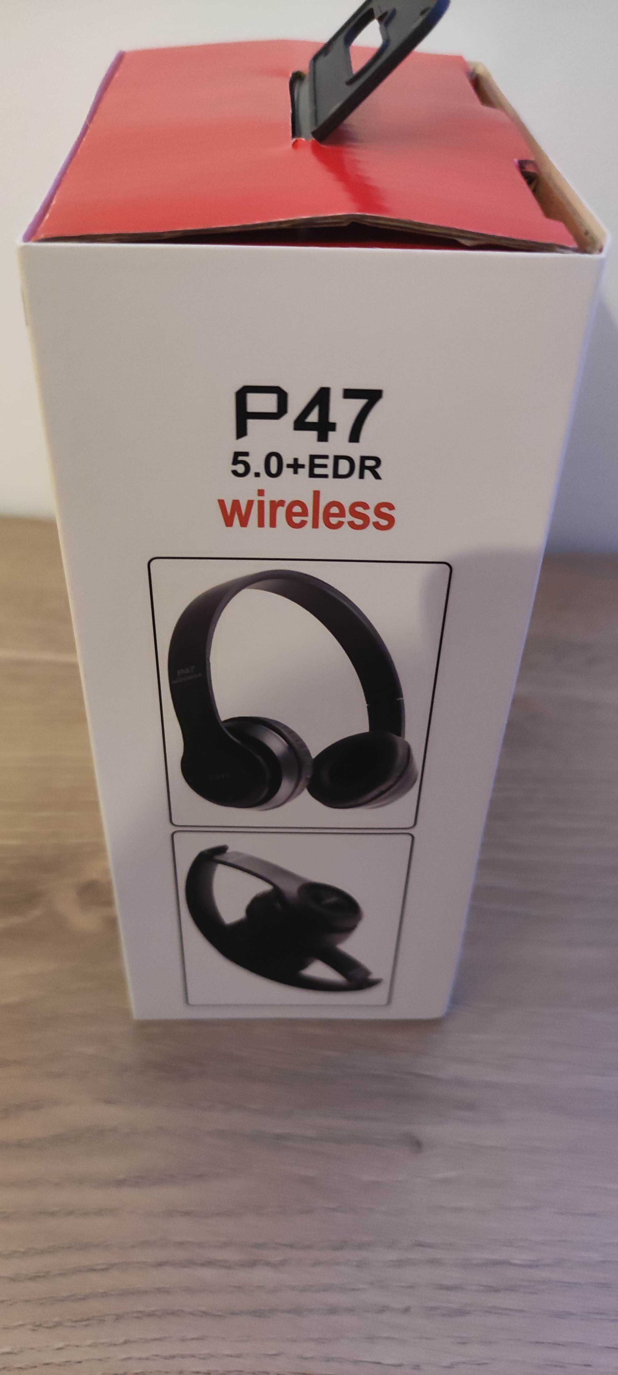 Słuchawki bezprzewodowe nauszne Bluetooth