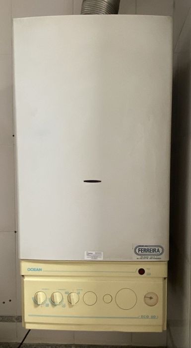 Caldeira a gás aquecimento e águas quentes