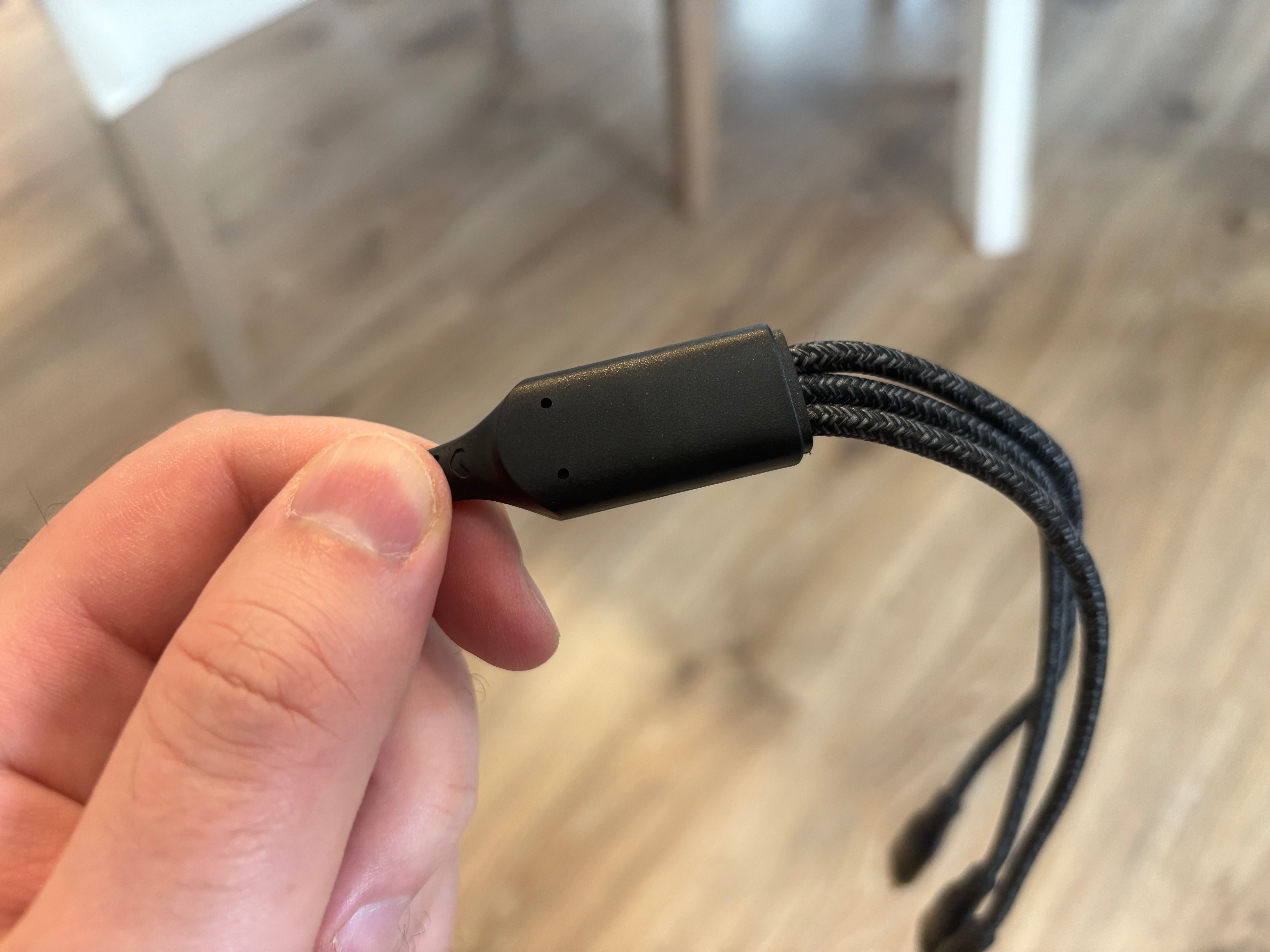Kabel USB - Micro USB/USB-C/Lightning 3w1