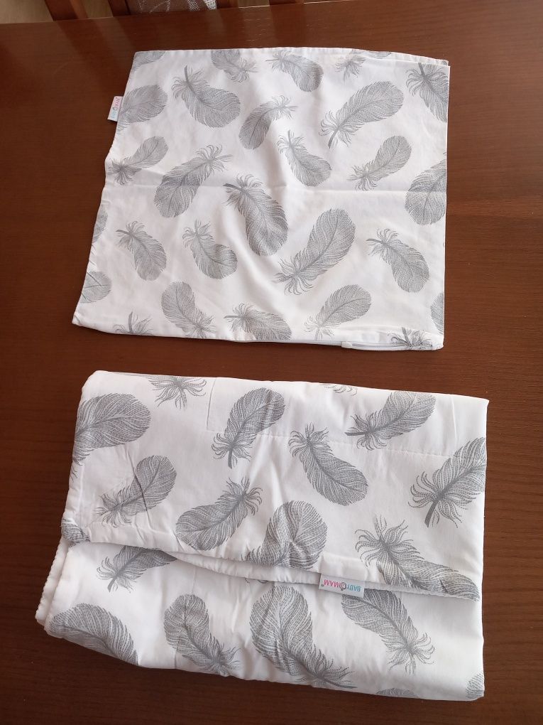 Komplet Poszewka + rożek kocyk letni