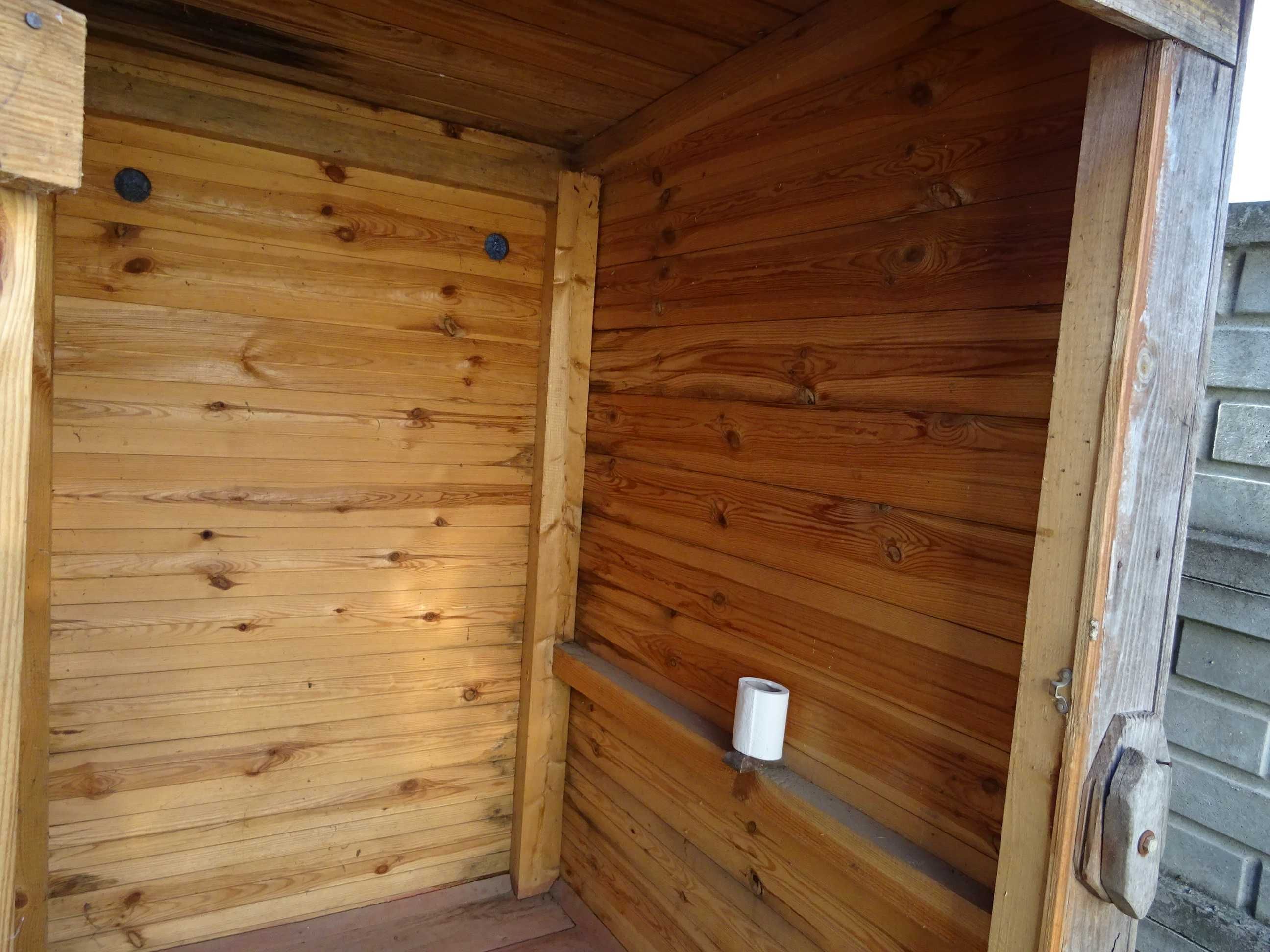 Wychodek kibel drewniany na działkę WC OKAZJA