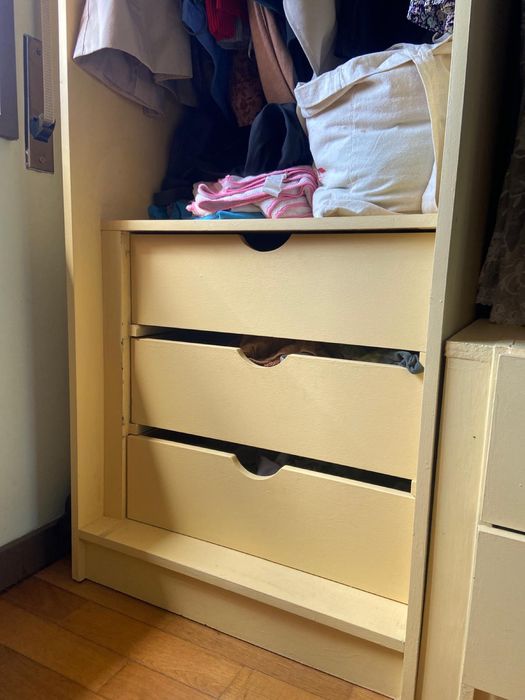 Closet/Guarda-fatos modular – 4 peças adaptáveis