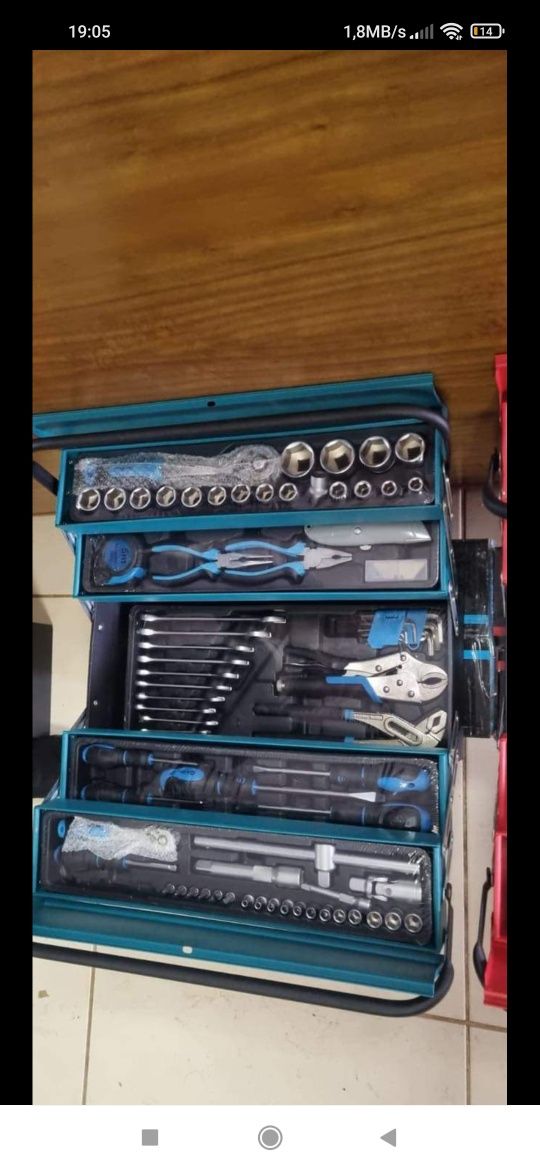 95€
Mala ferramentas. Profissional.
Ferramentas devidamente organizada