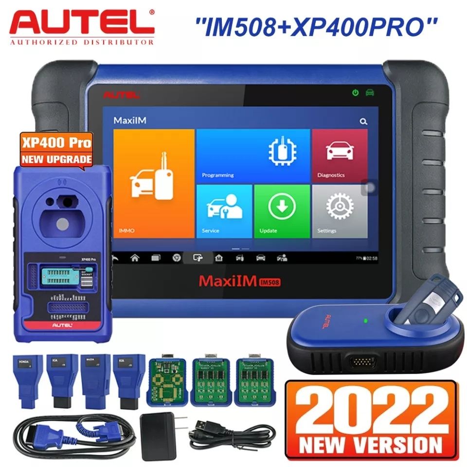 Autel MaxiIM IM508S, XP400PRO , діагностика, ключі, сервісні функції