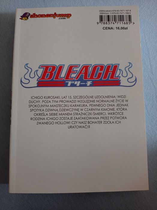 Manga Bleach, tom 1. - Tite Kubo