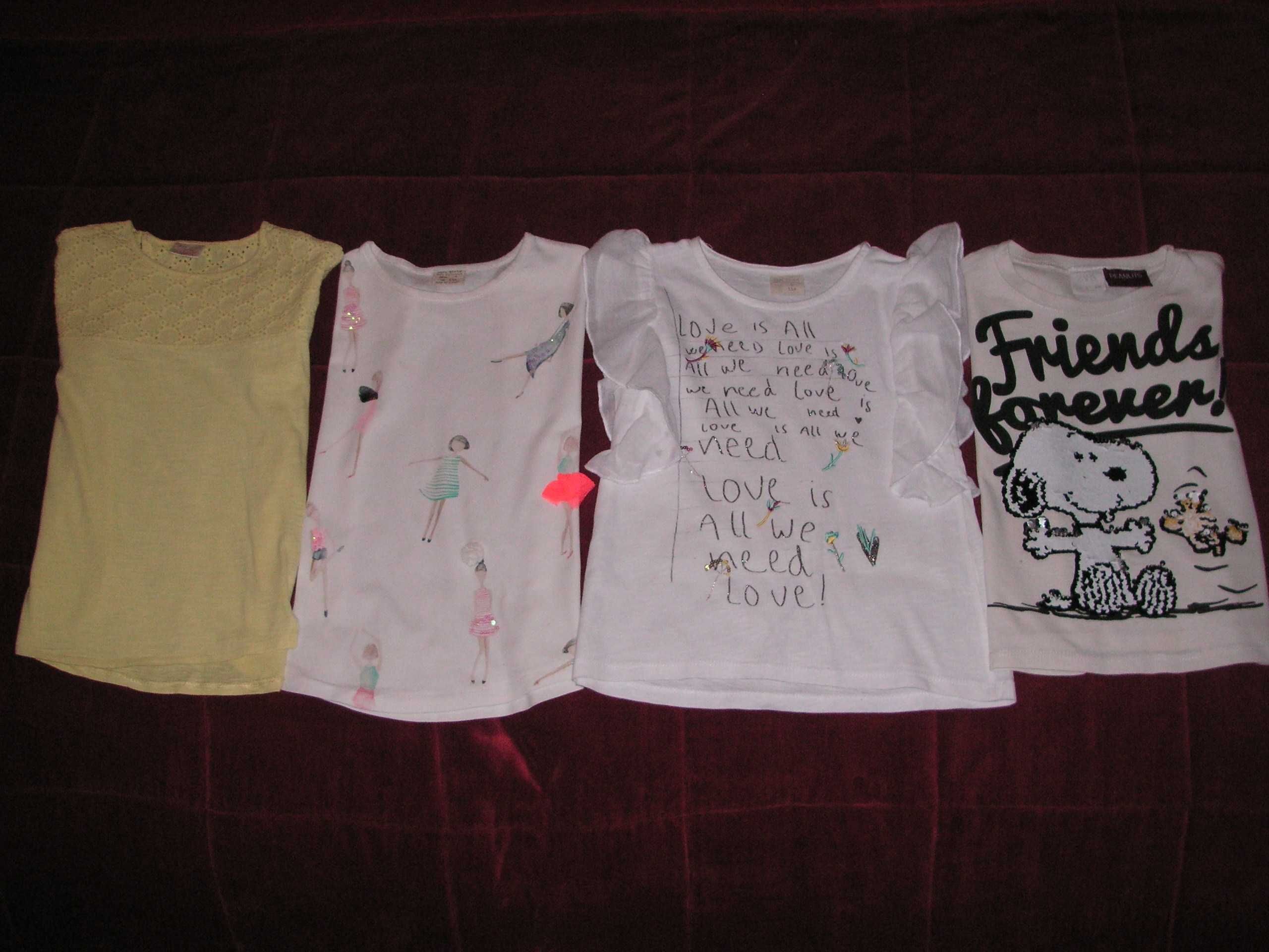 T Shirts Zara e Zara Peanuts T/6