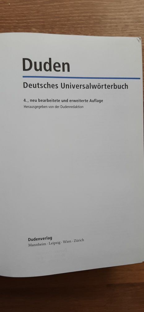 Słownik Duden - Deutsches Universalwörterbuch