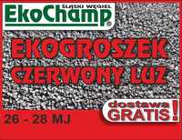 Ekogroszek EkoChamp® Czerwony luzem dostawa w cenie - Oferta Śląsk